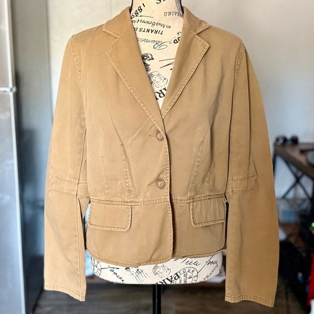 Women’s Mossimo Tan Blazer Jacket Size Medium